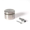 Stainless Steel Standoff 1-1/2 Inch Diameter x 3/4 Inch Barrel