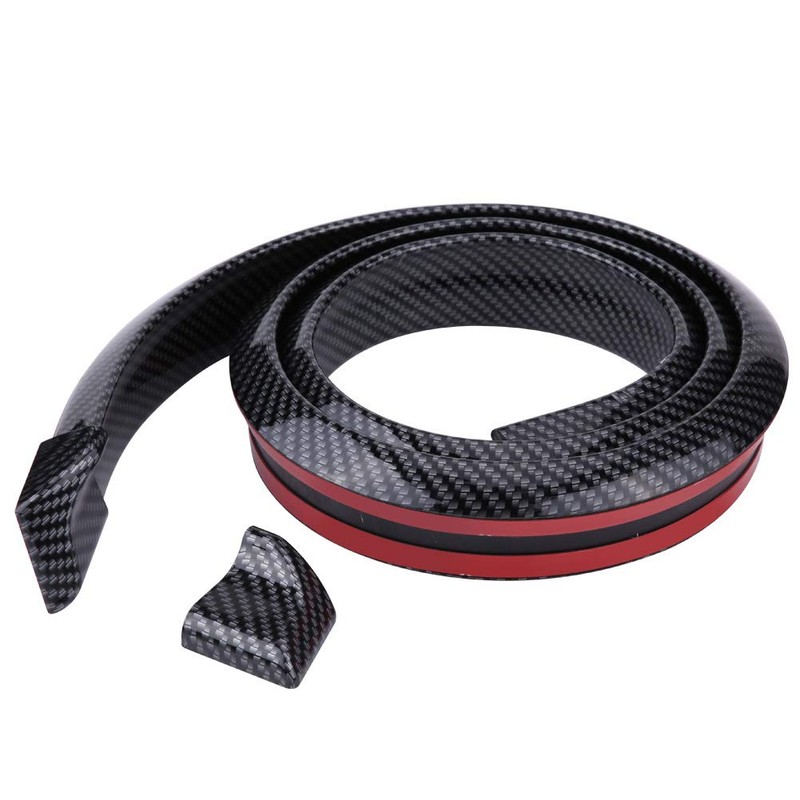 Universal Car Rear Spoiler With Tape, Carbon Tail Decoration