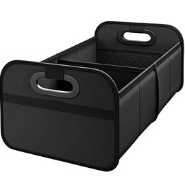 ZANZER Car Boot Organiser, Car Storage Organiser With Reinforced Base and Comfort Handle, Car Tidy Accessories, Collapsible Multi Compartment Car Organiser