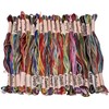 20 Pieces Multi Variegated Metallic Silk Embroidery Floss Multicolor Embroidery