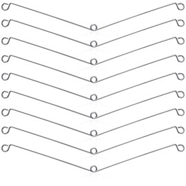 OIIKI 10Pcs Recessed Lighting Springs Clips Recessed Lighting, Torsion Spring Clips Metal, Recessed Light Covers Trims for Recessed Lighting Accessories