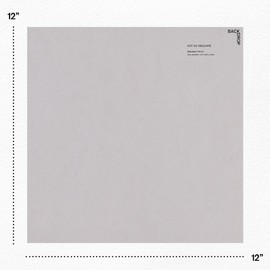 BACKDROP | Premium Interior Paint | Large Adhesive Paint Swatch | NOT SO DELICATE - Lavender-Gray With A Hint Of Pink | 12" x 12" Color Sample