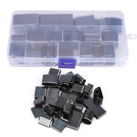 52Pcs Hollow Cuttter Multi Shape Oval Round Square Hole Punch Leather Drilling Tool