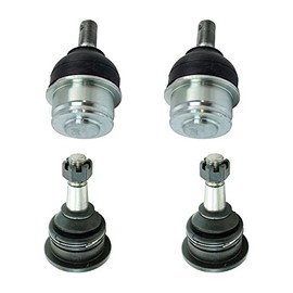 TRQ Front Upper Lower Ball Joint Suspension Kit Set 4pc Compatible with Tundra Sequoia