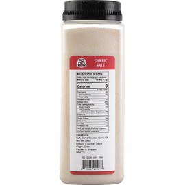 52USA Garlic Salt 38.8 Ounce(1.1 kg), Bulk Garlic Salt Seasoning, No MSG Added, Non-GMO, Kosher, Gluten Free, Flavorful Salt for Soups, Vegetables, Meats, Breads and More