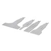 4PCS Reciprocating Saw Scraper Blade Multifunctional Stainless Steel Tile Cleaning