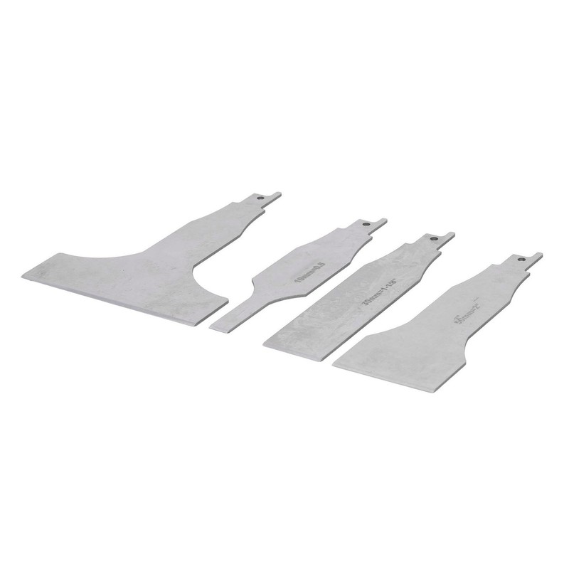 4PCS Reciprocating Saw Scraper Blade Multifunctional Stainless Steel Tile Cleaning
