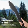 REAT Gardenging Machete, 17" Heavy Duty Machete with Sheath, Ergonomic