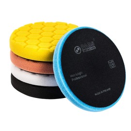DETAILINGPADS Set of 5 Polishing Pads 150 mm Propeller Polishing Sponge Set | Polishing Pad Excellent Heat Dissipation | Polishing Set Velcro Polishing Attachment Cordless Screwdriver | Polishing Pads