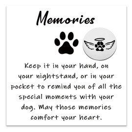 CENWA Loss of a Dog Pocket Token Sympathy Gift Loss of Pet Pocket Toke Remembrance Gift Condolence Gift (Memorial Token)