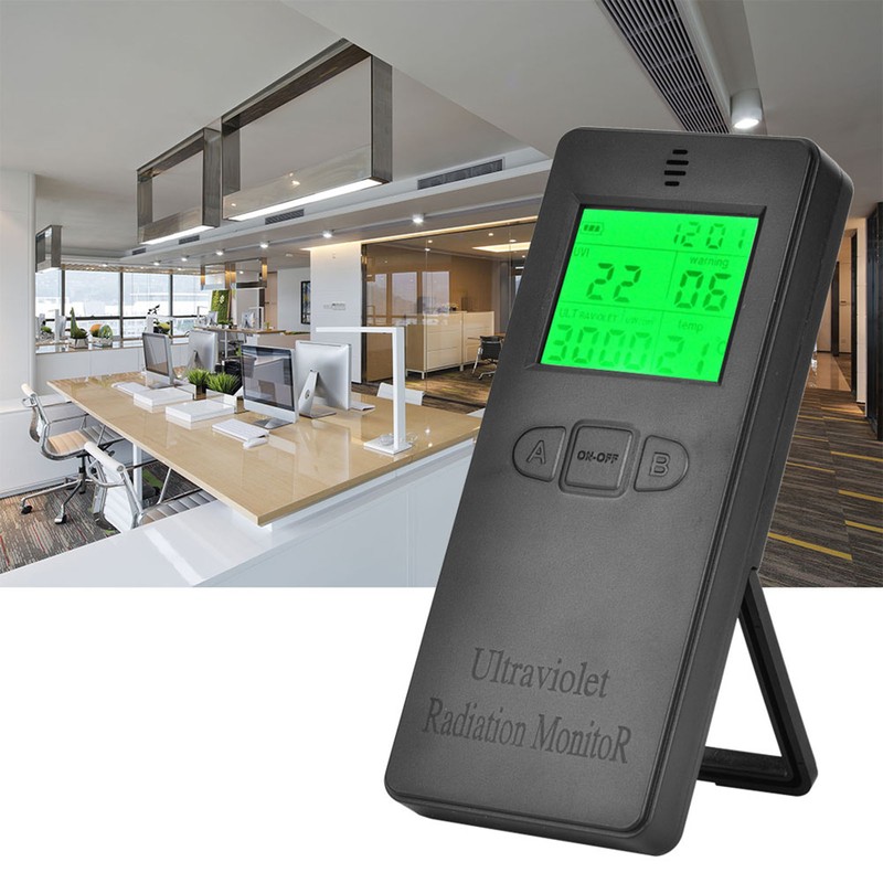 LCD Portable Digital Ultraviolet Radiation Detector UV UVI Meter Tester