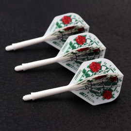 CUESOUL Jazz-Metal Integrated Dart Shaft and Flights for Steel tip Darts and Soft tip Darts