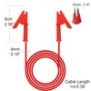 Greluma Pack of 5 Crocodile Clip Test Leads, Double-Sided Crocodile