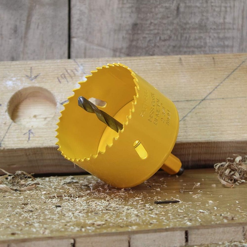 Faithfull FAIHS70SOFIT Soffit Cutter Holesaw 70 mm Fitted with Integral