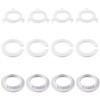 Acmerota 12Pcs Lampshade Reducer Ring,E27 to E14 Light Shade Reducer