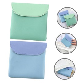 TOVINANNA 2pcs Hanging Toiletry Bag Small Bag Pouch for Period Sanitary Napkin Storage Decorative Design