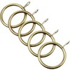 iPEAK 50 Pack Metal Curtain Rings Hanging Hooks For Curtains