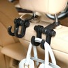Altipia Headrest dual bag holder for cars / 헤드레스트 차량용 듀얼 가방 봉투 걸이