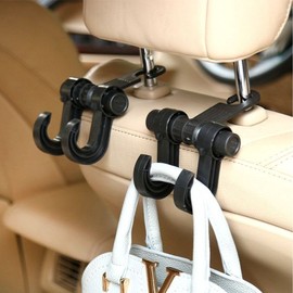 Altipia Headrest dual bag holder for cars / 헤드레스트 차량용 듀얼 가방 봉투 걸이