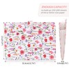 SKYDUE Accordion File Organizer, Floral Expanding File Folders with 5