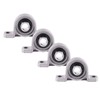 4PCS Ball Mounted Pillow Block Insert Bearing Zinc Alloy KP000（10MM）