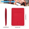 PATIKIL Minimalist Slim Wallet, Leather Front Pocket RFID Blocking Wallet