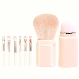 Travel Makeup Brush Set Portable Makeup Brush Beauty Tool Travel Kit Cosmetic Brush Handle Cash on Delivery or Payment upon Order / 여행용 메이크업 브러쉬 세트 휴대 용 화장 붓 뷰티 툴 트래블 키트 화장품 브러시 손잡이 착불 또는 주문시 결제