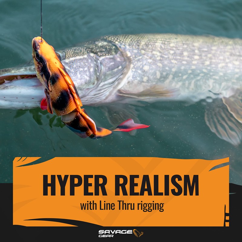 4D Yellow Perch 6 3/4" 2 1/4oz Fire Tiger