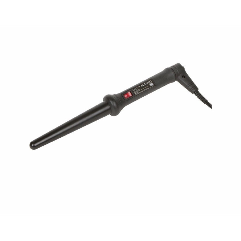 Enzo Milano Grande 25/18mm Clipless Curling Iron Ceramic Black