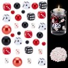 CRAFTYMELODY 320 Pcs Casino Theme Vase Fillers Bead Kits ABS