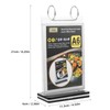 COHEALI A6 Plastic Table Sign Holder: Multi-Page Flip Menu Display