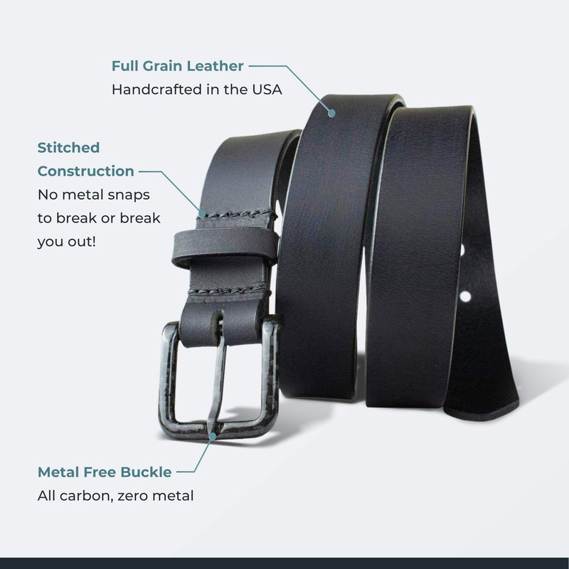 The Specialist Nickel Free Belt (36") ,Black