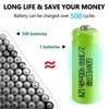 GENYESTAR Ni-MH Rechargeable 2/3AAA 1.2v 400mAh Batteries, Rechargeable 2/3 AAA