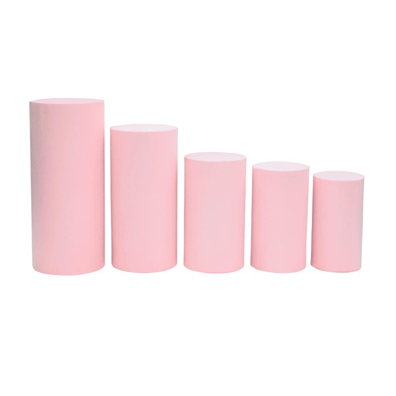 1 Set, Spandex Pillar Covers for Metal Cylinder Pedestal Stands