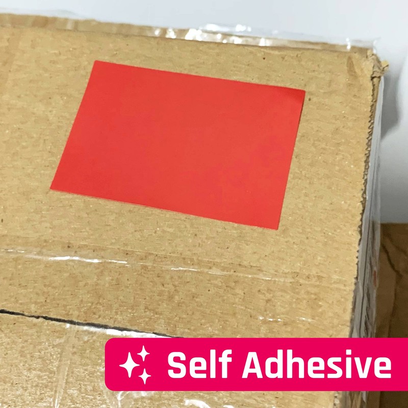 1000 Pack, Coloured Stickers Sticky Labels, 7.5 x 5 cm