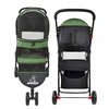 ROODO 3 Wheel Pet Stroller Best Lightweight Foldable Compact Portable