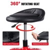 CRAFTZONE Rolling Shop Stool with Wheels, Heavy Duty Garage Shop