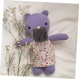 TEHAUX 12 Sets Gnome Beard DIY Accessories Artificial Fur Beard for Crafting Gnome Dolls for Christmas Valentine Day Decorations