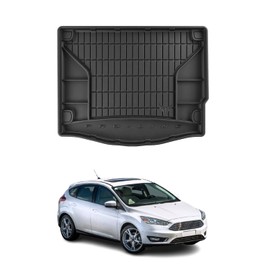 OMAC Premium Cargo Mats Liner for Ford Focus Hatchback 2012-2018 All-Weather