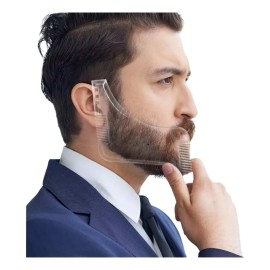 Beard Shaper Peine Plantilla Para Barba Perfecta Corte Recto Curvo