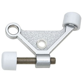 National Hardware V234 Hinge Pin Door Stops in Satin Chrome