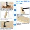 MILYARD 30 Sets 1/4-20 Threaded Insert and Bolt for Wood,