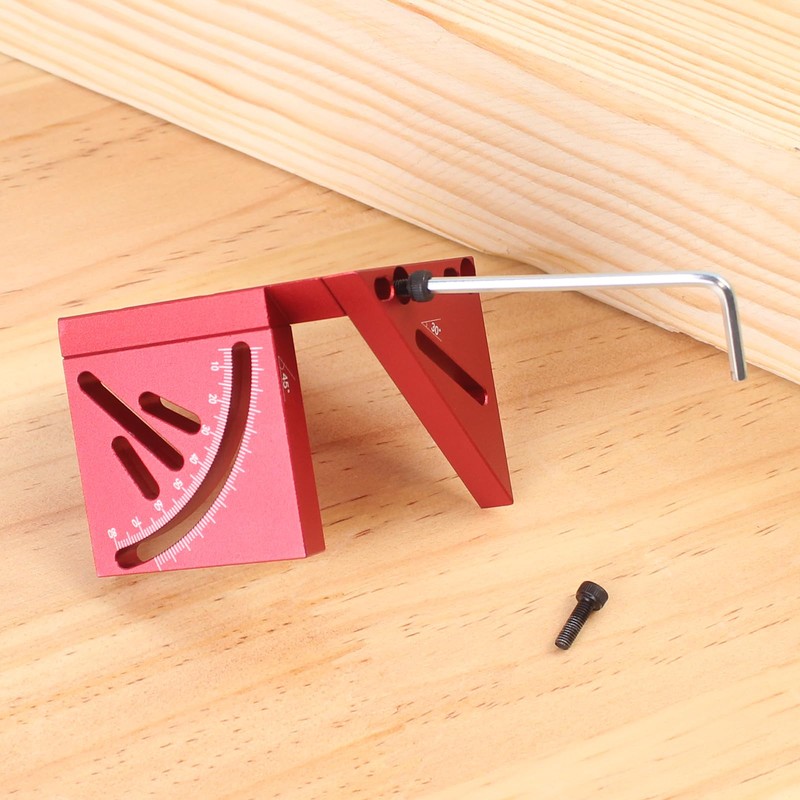 FTtool 6 in 1 3D Multi-Angle Measuring Ruler, Center Gauge,