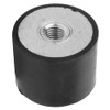 Anti-Vibration Rubber Bearings, Pack of 4 Internal Thread Rubber Bearings,