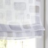 Glen Roman Blind White with Hook Hanging, Semi-Transparent, Roman Curtain
