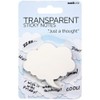 SUCK UK - Sticky Notes Bubble | Novelty Transparent School