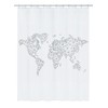 Kleine Wolke Shower Curtain PEVA Black 180 x 200 cm