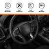 Hoolcar Interior Center Console Dashboard Navigation Trim Cover Kit ABS
