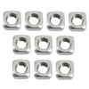 M12 Square Nut 304 Stainless Steel Thread Cutter (Pack of