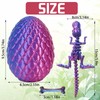 CWENDANER 3D Printed Dragon Egg Mysterious Dragon Toy Realistic Movable